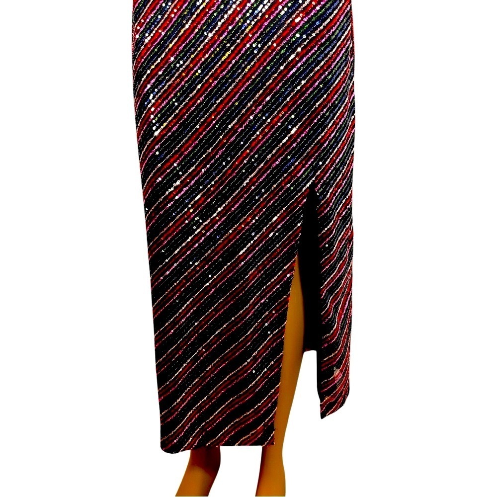 Laundry by Shelli Segal Sequin Dress Size 14 - Picture 4 of 7